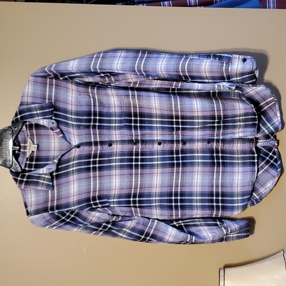 Lucky Brand Flannel Top - Picture 2 of 7